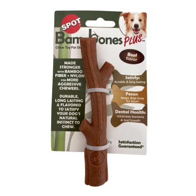 עצם דנטלית לכלבים בצורת ענף בטעם בקר